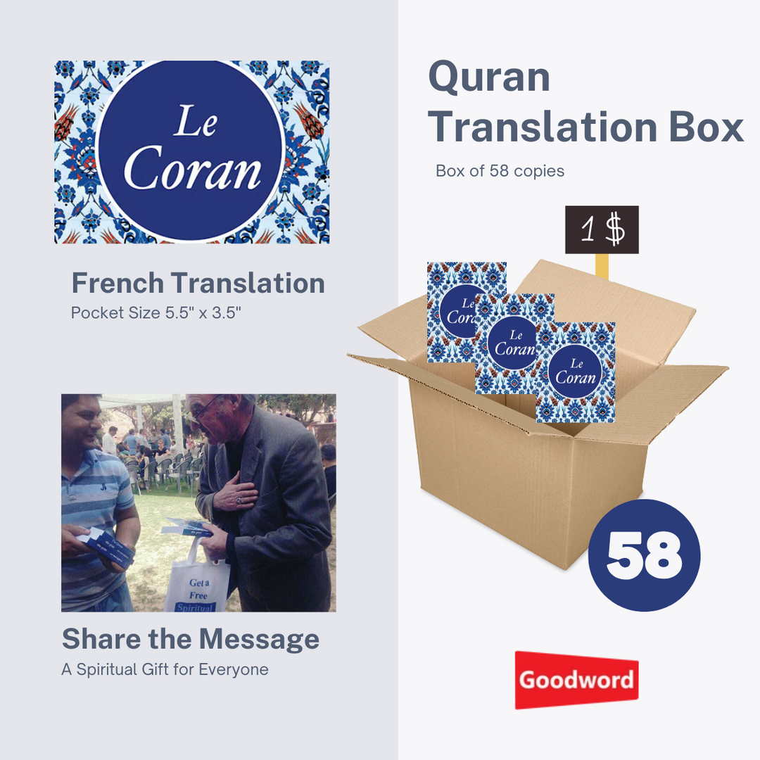 Box of 58 - The Quran (Pocket Size French Translation)