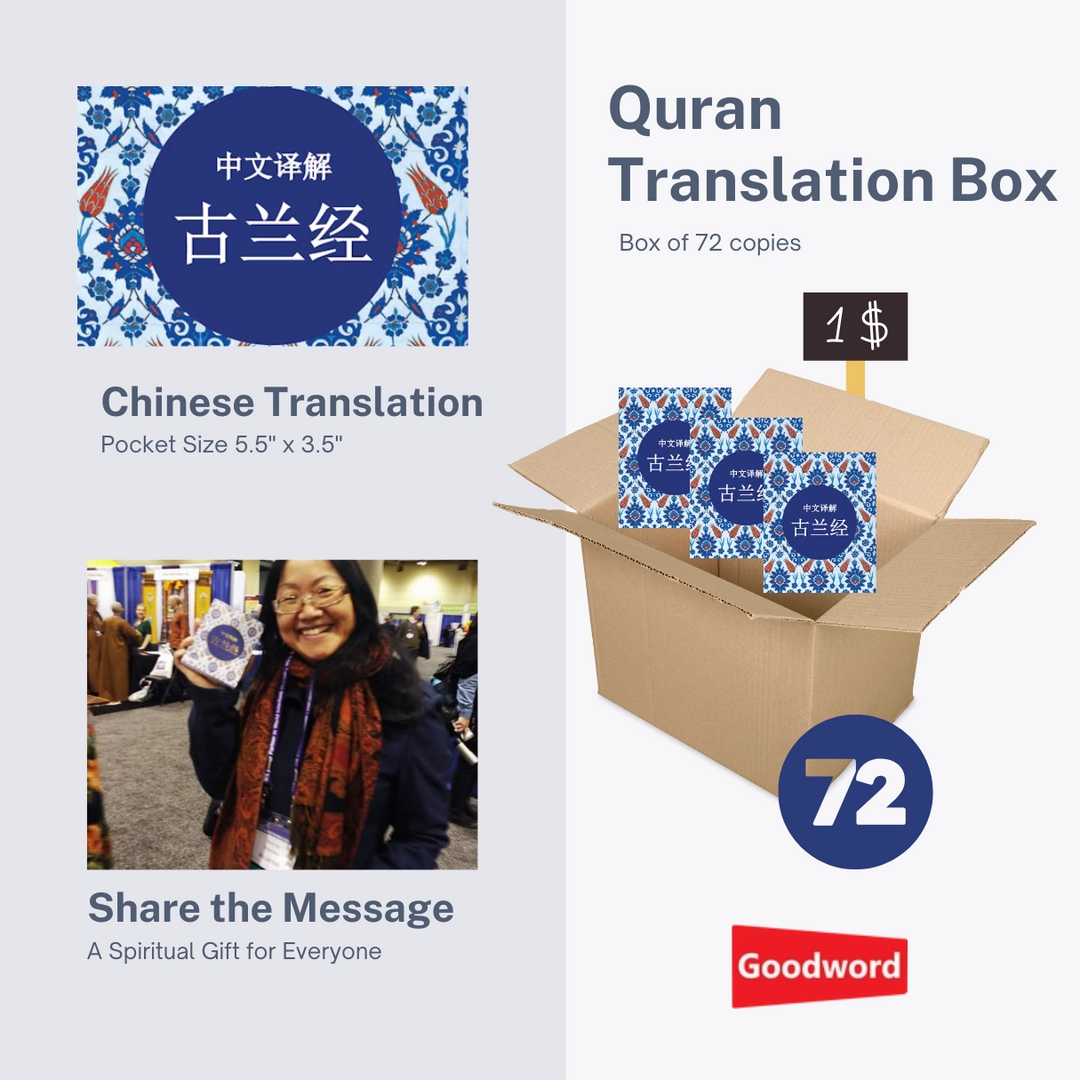 Box of 72 - The Quran (Pocket Size Chinese Translation) - 中文译解古兰经 - Tr. 马坚 译