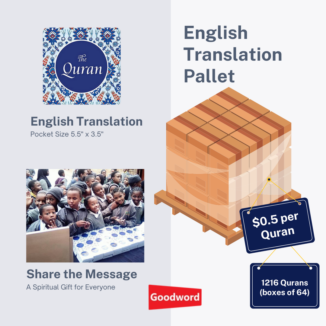Pallet of 1216 - The Quran (Pocket Size English Translation)