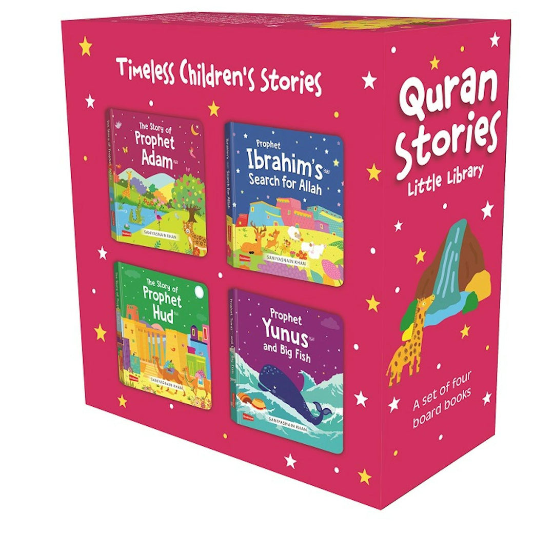 Quran Stories - Little Library - Vol.2  (4 Board Books Set) (New)
