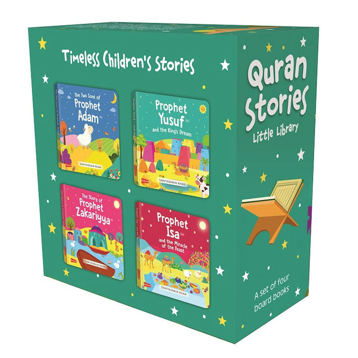 Quran Stories - Little Library - Vol.3  (4 Board Books Set) (New)